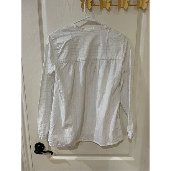 Roller Rabbit Women’s White Textured Blouse Size Small - Picture 6 of 7
